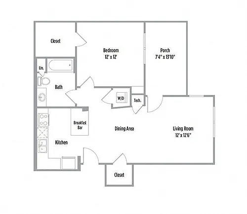 Floor plan A5 - Eastbridge