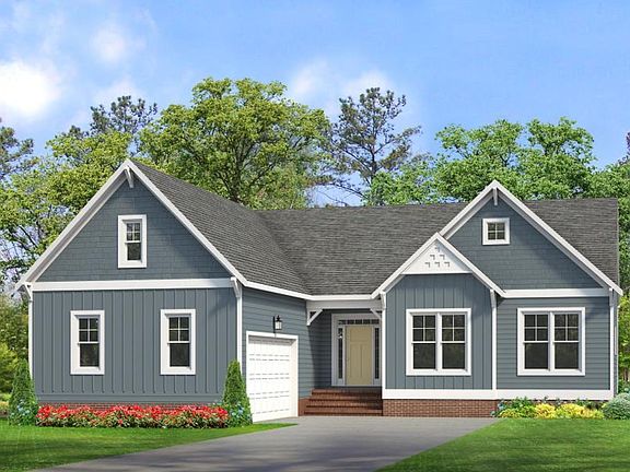 Treyburn II A - Arts Crafts ART Courtyard garage