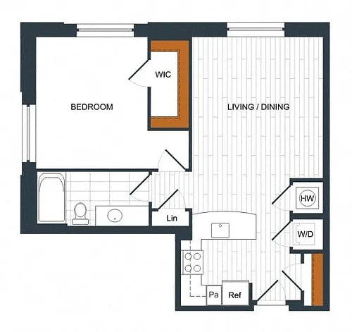Floor plan 1P