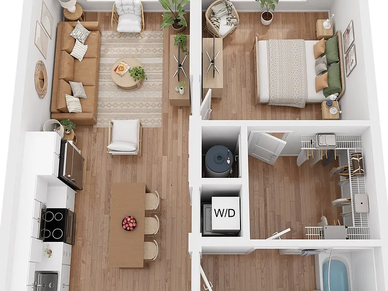 A1 | 1x1 | 662 sf A1 | 1x1 | 662 sf