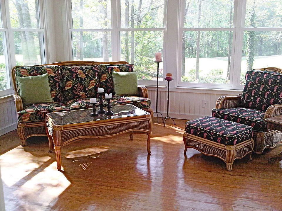 Wood Floors in Sun Room