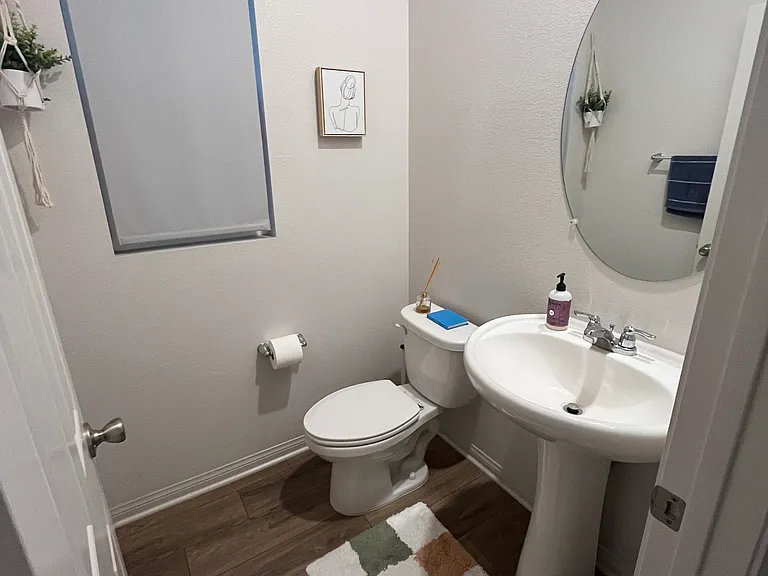 Downstairs half-bathroom