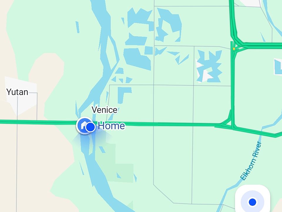 On the Zillow app it shows that it is on the east side of the Platte however looking at this picture it is in the middle of the two channels of the Platte River on Highway 92.