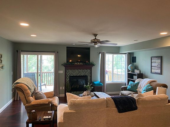 main floor, open floor plan attached to kitchen