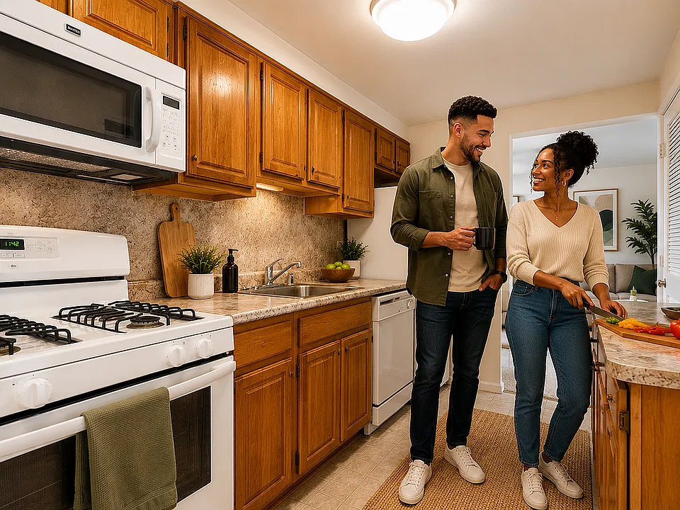 Everyday Kitchen Living at Park Crescent Apartments
