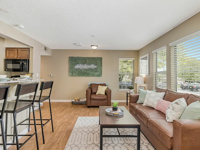Stylish Wood-Style Flooring in Common Areas