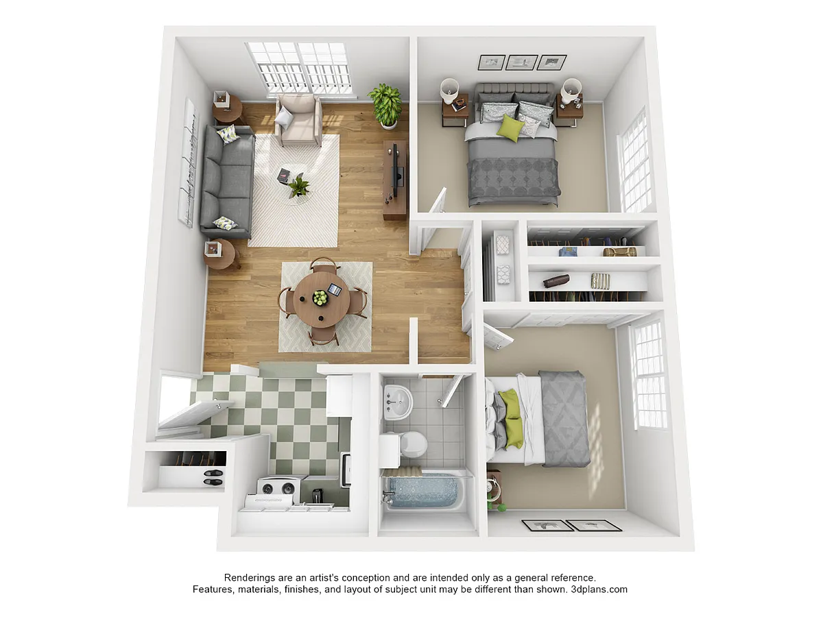 Floor plan 1 Bedroom