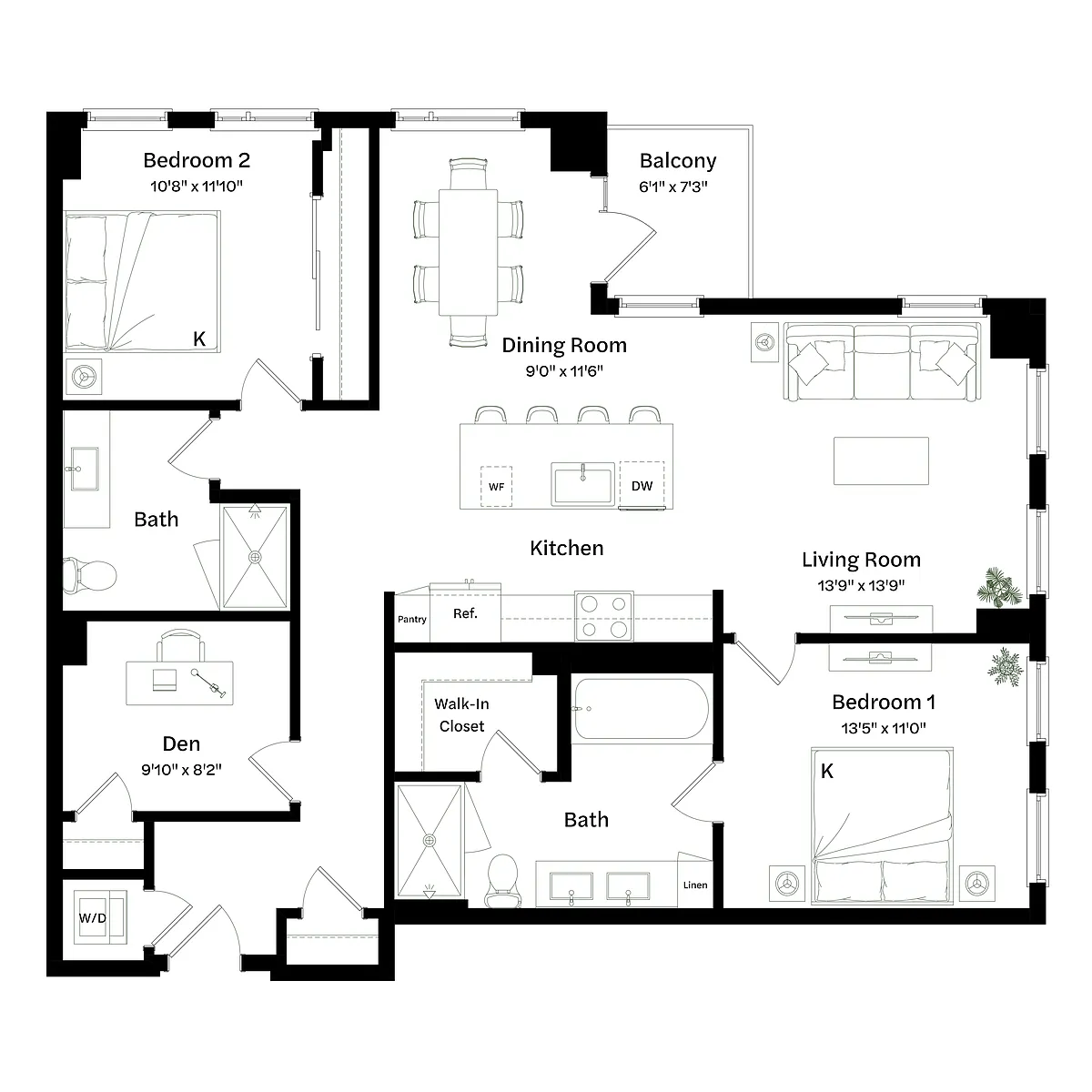 Floor plan BD1
