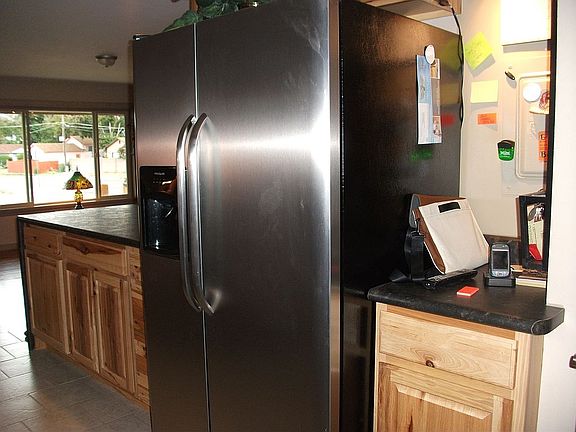 Kitchen with info center