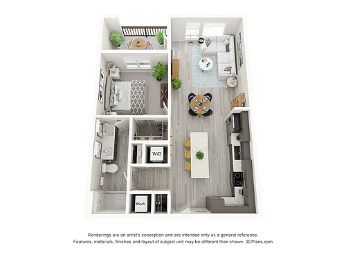 Floor plan A1D