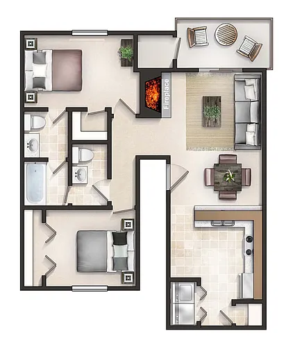 Floor plan The Hanover