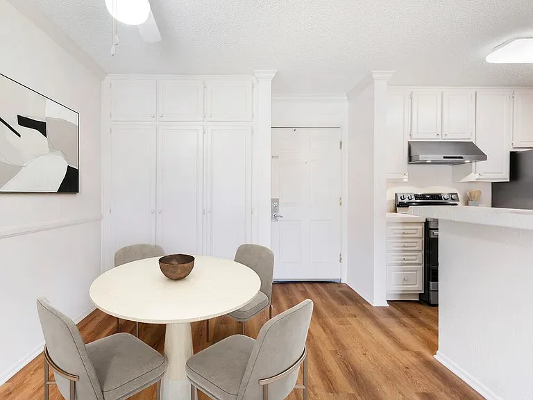 Classic Package II dining area with hard surface flooring