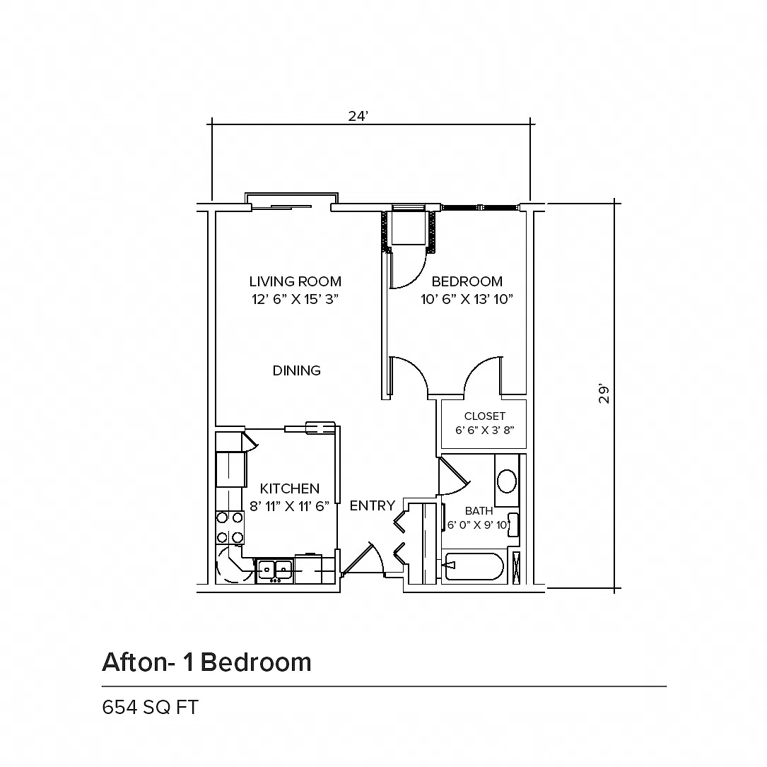 Floor plan Afton