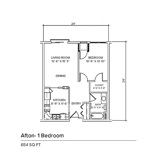 Floor plan Afton