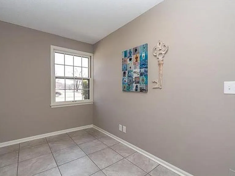 Mud room off garage
