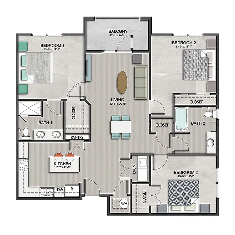 Floor plan 3 bedroom