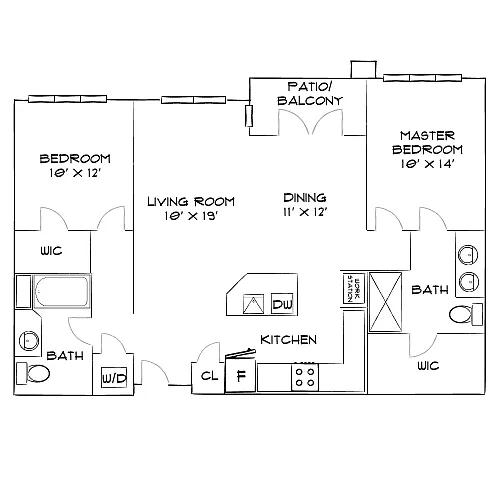 Floor plan Design 2D20