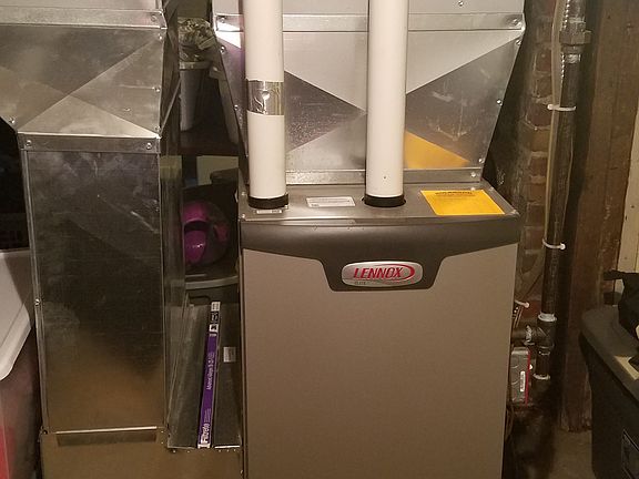 Newer natural gas furnace