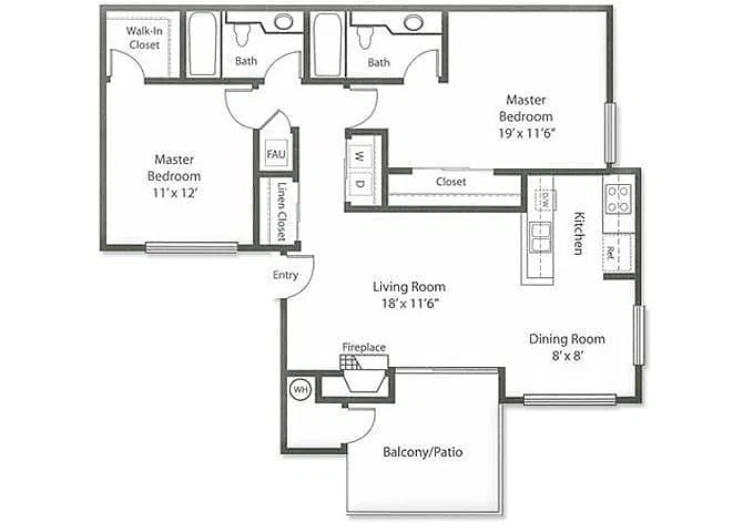 Floor plan 2X2