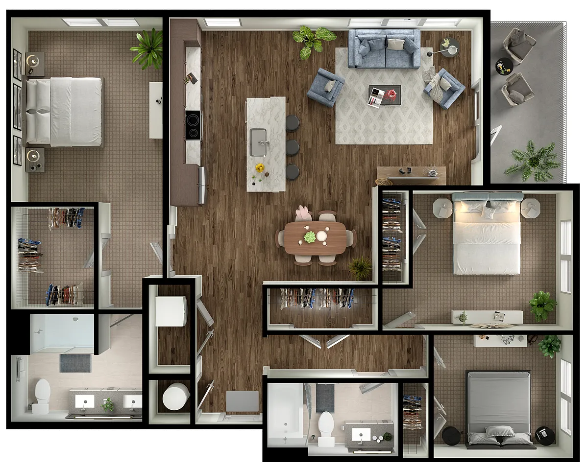 Floor plan C2