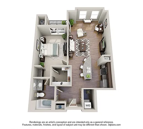 Floor plan The Paul B