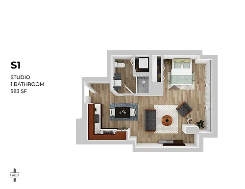 Floor plan Studio