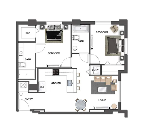 Floor plan B1