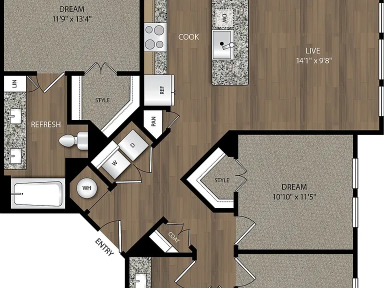 C1.c floor plan Encore Rise