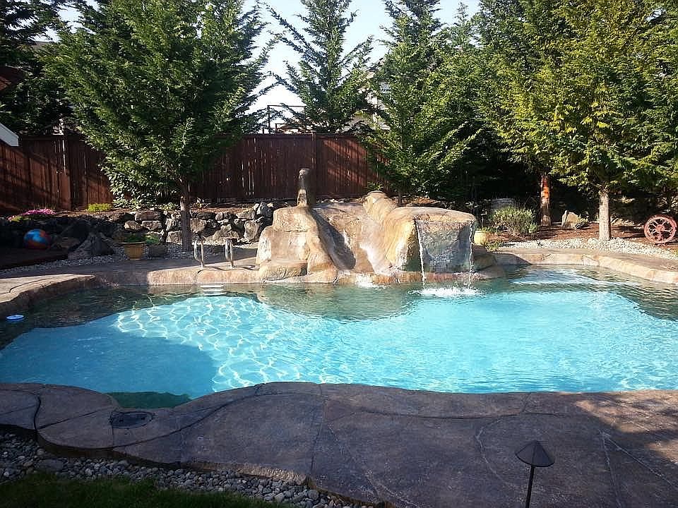 Pool with Waterslide