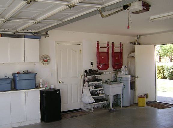 Garage entering kitchen