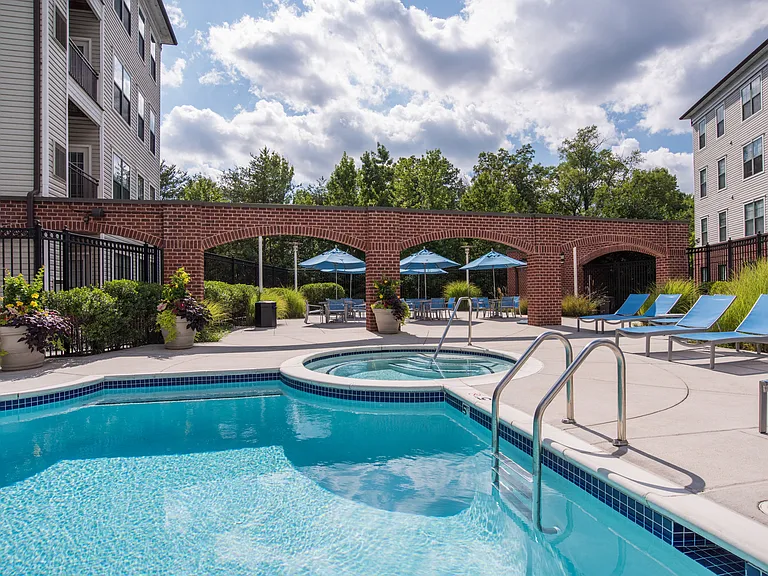 Outdoor Resort-Style Pool, Hot Tub, and Sundeck