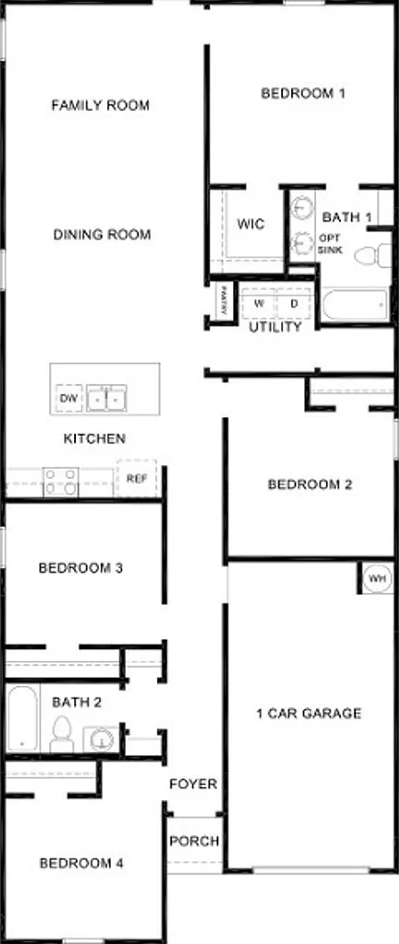 Brand New One Story | Water Softener/Refrigerator/Washer/Dryer | Riverstone At Westpoint — Photo 4