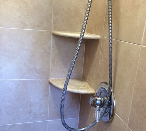 Shower off Master Bedroom