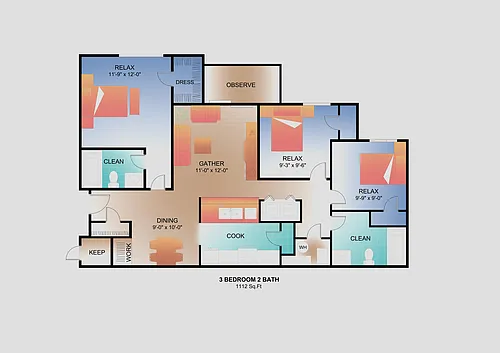Floor plan 3X2