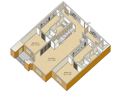 Floor plan B15