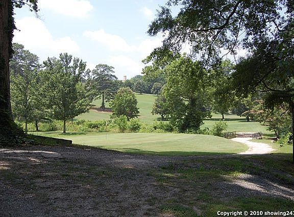 View of Candler Park Golf Course.