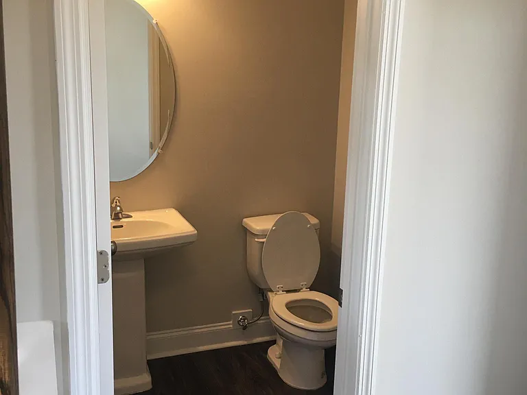 Downstairs half bathroom