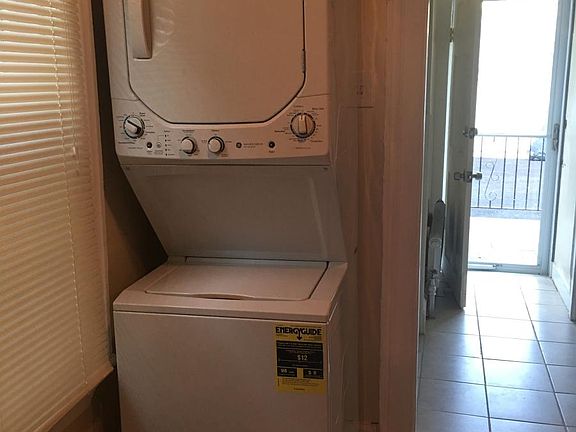 In-unit washer and dryer