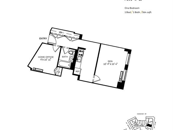 2nd image of 63 Wall St APT 1915
