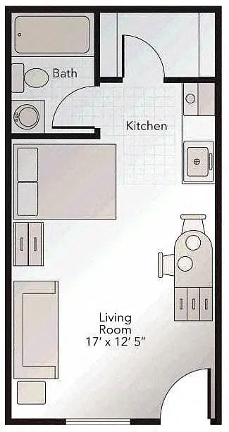 Floor plan Studio