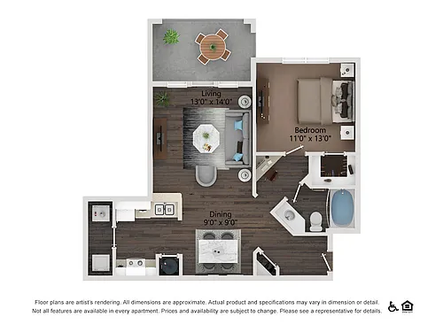 Floor plan The Kennington