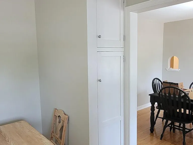 The kitchen has 2 original pantries and a breakfast nook.