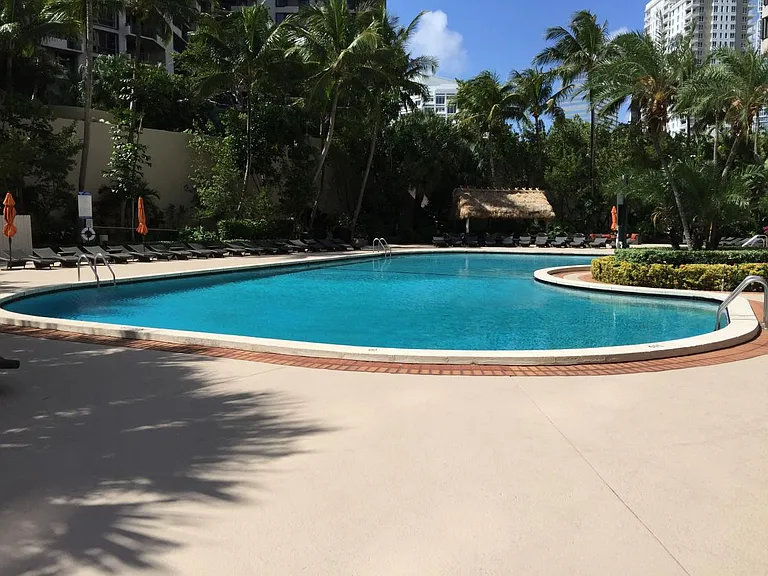 Largest pool deck area on Island