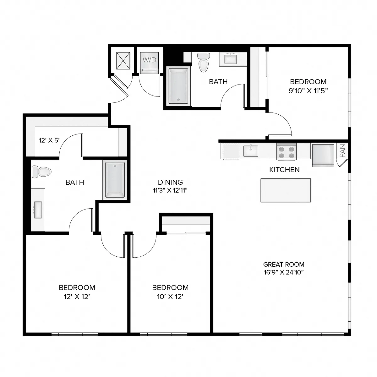 Floor plan The Fallon