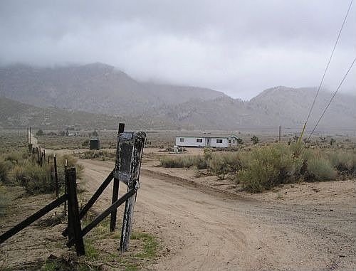 Entrance to parcel