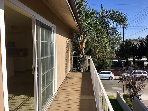 Sunny west facing balcony