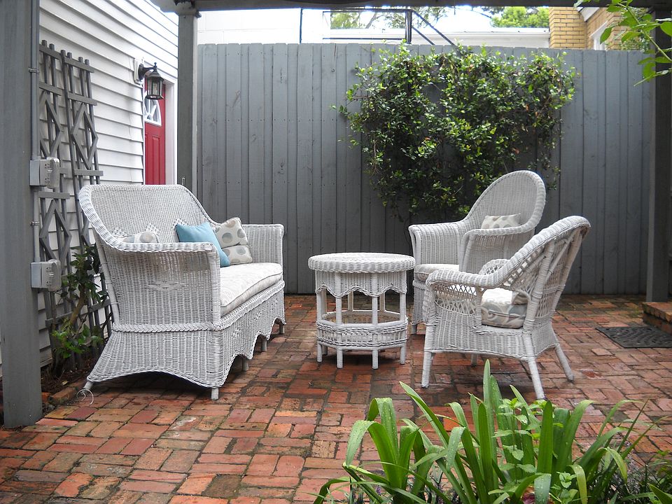 Beautiful courtyard shared with owners