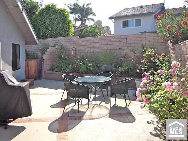 Large Beautiful Floral Side Patio off of Second Great Room