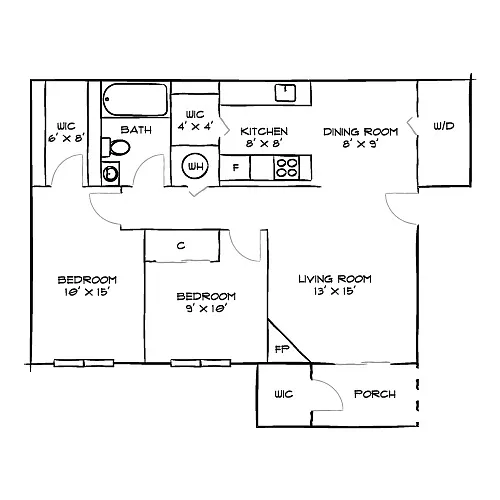 Floor plan Design 2A10
