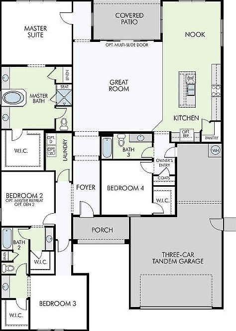 Floor Plan of finished home